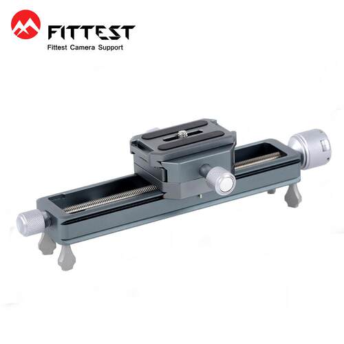 FITTEST众杰MR-180II微距云台导轨便携桌面拍摄滑轨微移延时视频