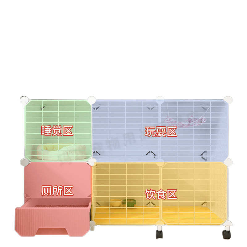 猫笼子家用带厕所一体室内超大自由空间幼猫不占地小型两层猫屋窝