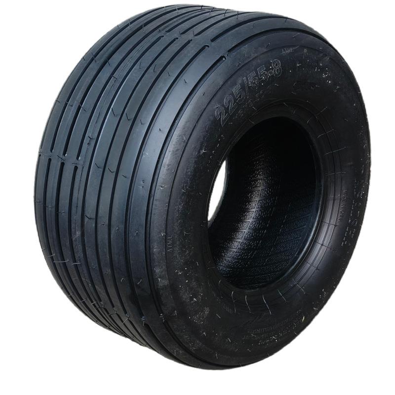 厂家直销大哈雷踏板车轮胎225/55-8真空胎18x9.50-8寸配件现货