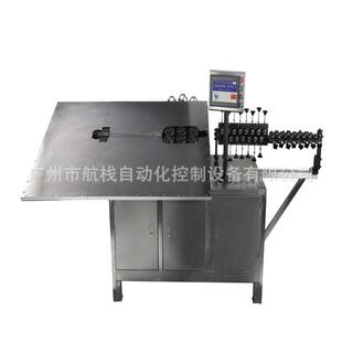 佛山勒流2 细钢丝高速弯线机 4mm喷涂电镀挂具用挂钩伺服弯形机