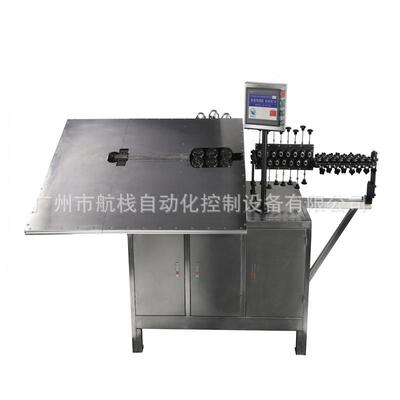 佛山勒流2-4mm喷涂电镀挂具用挂钩伺服弯形机细钢丝高速弯线机