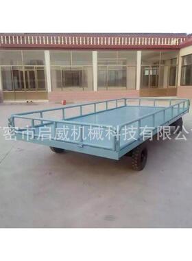 4吨围栏拖车 物流工具车 固定护栏式平板车拖挂车厂家供应