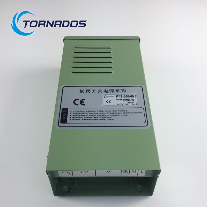 LED防雨开关电源60V500W户外护栏管招牌发光字变压器FYS-500-60