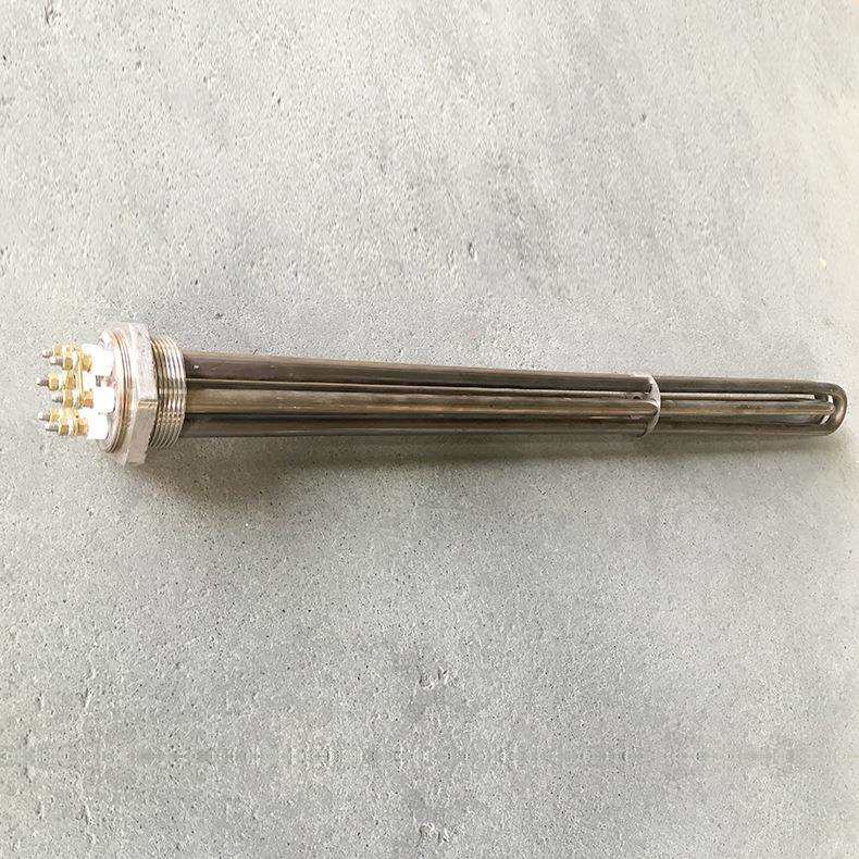 供应锅炉电热管水箱电热棒六角螺纹法兰加热管不锈钢法兰电加热器