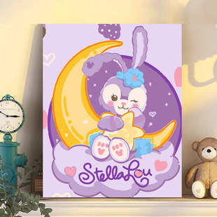 Diy digital oil painting cartoon animation decompression man