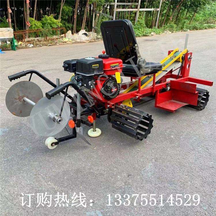 小型大姜播种机农用老姜种植机7.5马力自走式生姜种植滴灌覆土机