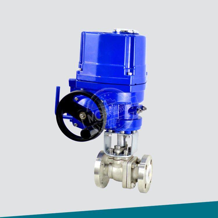 304衬氟球阀电动不锈钢衬F46衬F4法兰球阀电动防爆含防爆证书