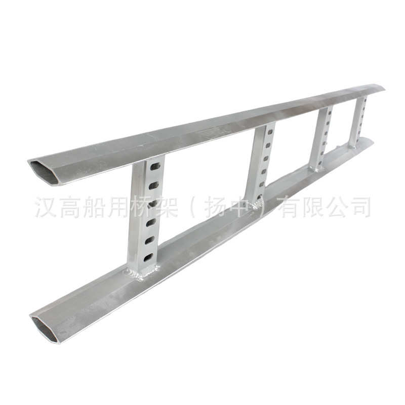 批发菱形管桥架HRH55热浸锌港机桥架轻质重载型梯式电缆船舶桥架