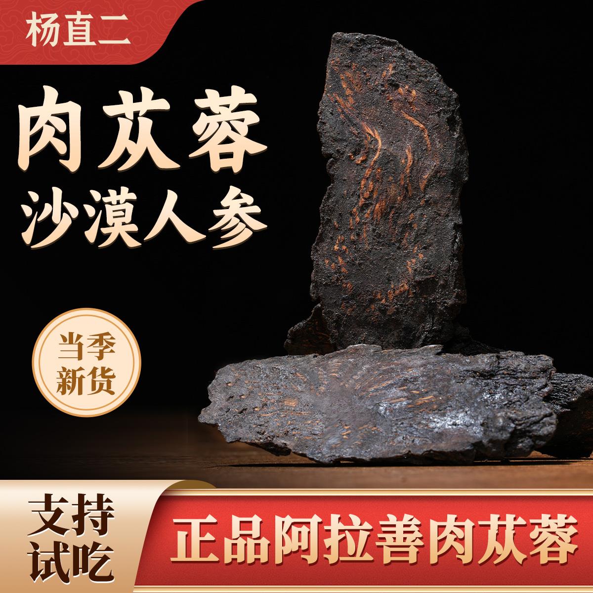 杨直二正宗阿拉善肉苁蓉片100g锁阳内蒙古中药材泡酒煮正品阿拉善