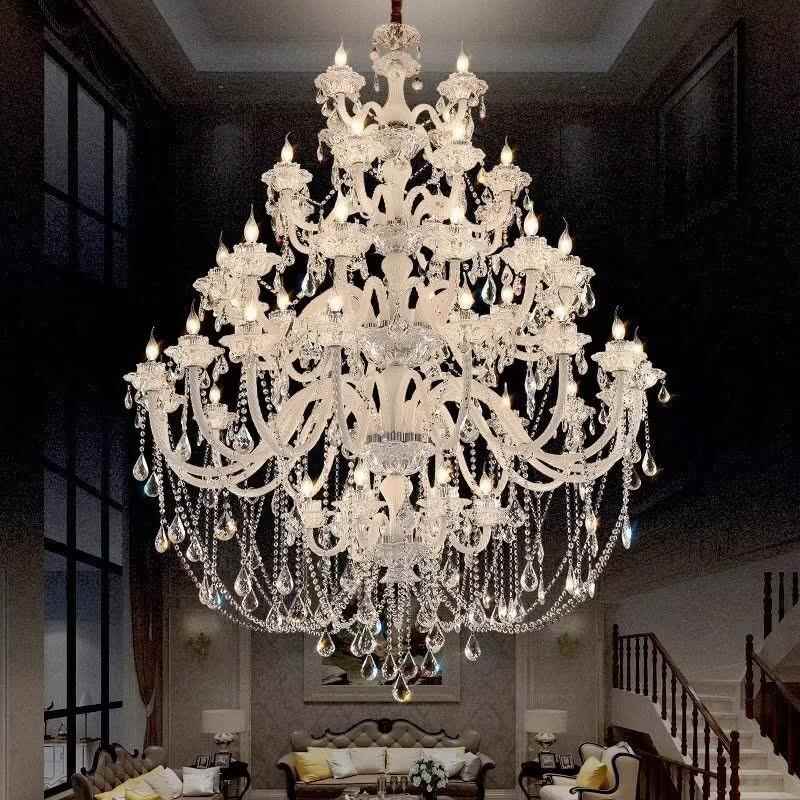 法式TD0036奶油水吊灯客厅灯餐厅家卧室用风灯大气奢华欧式别晶墅