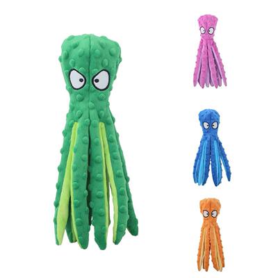 Pet Plush Toy Octopus Dog Interactive Toy Indestructible Bit