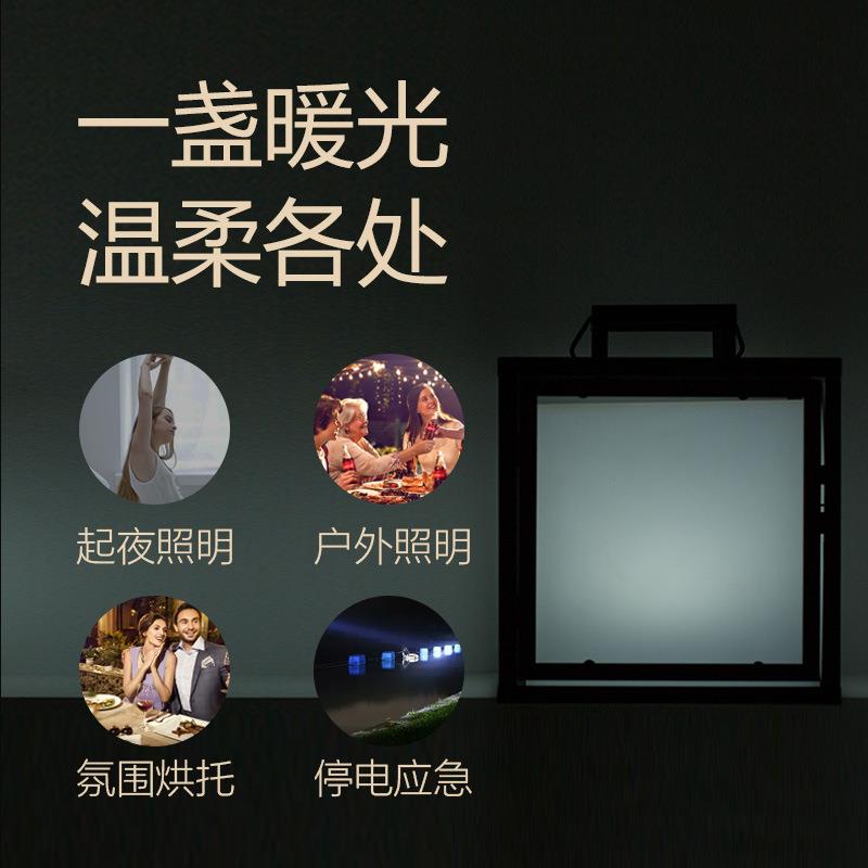跨境复古中式led台灯室外防水灯彩色装饰灯智能遥控充电灯露营灯