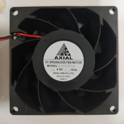 DC24V DA8038U24B 工业制冷设备机柜电源散热轴流风扇配80#网罩