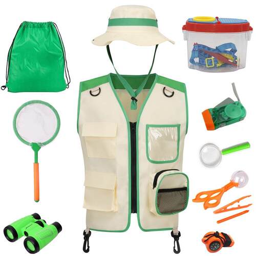 Outdoor Children's Adventure Set Camping Vest Insect