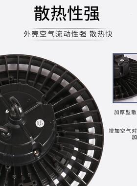 外贸铸工照厂车间明照灯铝厂房明AQN灯工厂灯工业防水ufo工矿灯