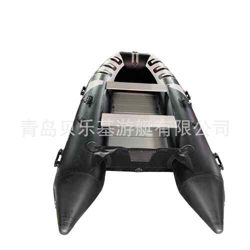 ME330橡皮艇加厚硬底皮划艇铝合金底冲锋舟多人钓鱼船厂家直营