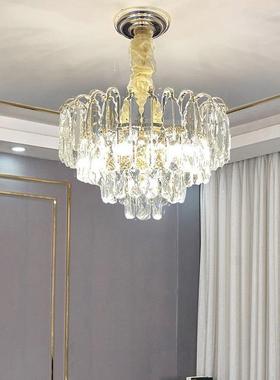 灯跨厅境现代轻水晶34587吊客灯过道灯奢走廊灯玄关灯入户法式小