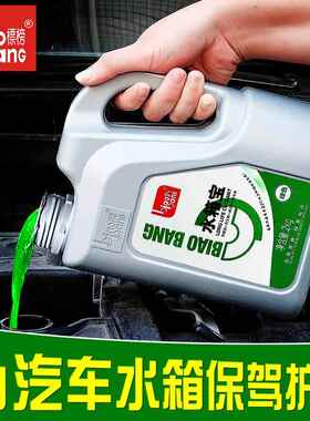 标榜水箱宝汽车发动机水箱防冻液冷却液水箱补充液0℃红色绿色2KG