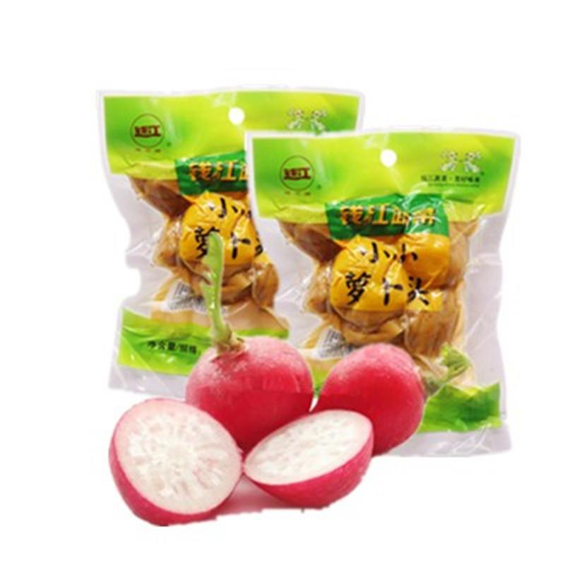 钱江牌小小萝卜头萧山特产萝卜干龙眼形枣形萝卜头下饭酱腌菜128g