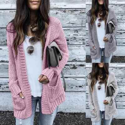 Women's long sleeved cardigan sweater 女士长袖开衫毛衣女