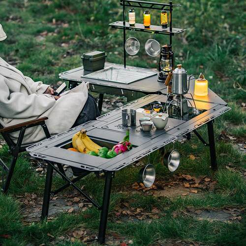 户外露营IGT配件铝合金半单元板拓展侧边igt单元模块桌子玻璃板