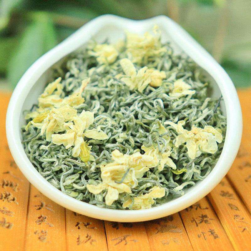 2025新茶飘雪四川茉莉花茶蒙顶山明前嫩芽炒花高端碧潭浓香型250g