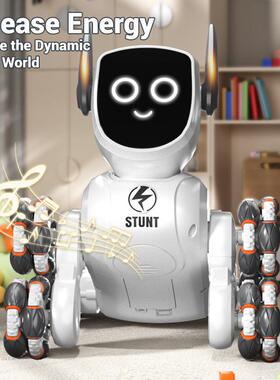 JRC新款八轮智动能特技296机械狗手势感J应控机器狗儿童遥电玩具