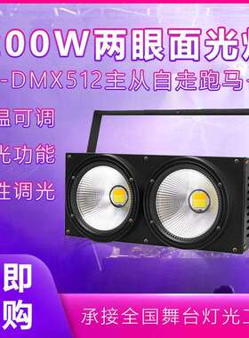 200w2眼COB帕灯调焦LED面光观众灯户外舞台婚庆演出会议补光灯