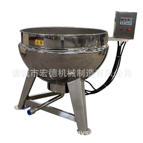 立式不锈钢夹层锅餐厅食堂熬粥蒸煮锅电加热鸡爪猪头蹄卤煮锅