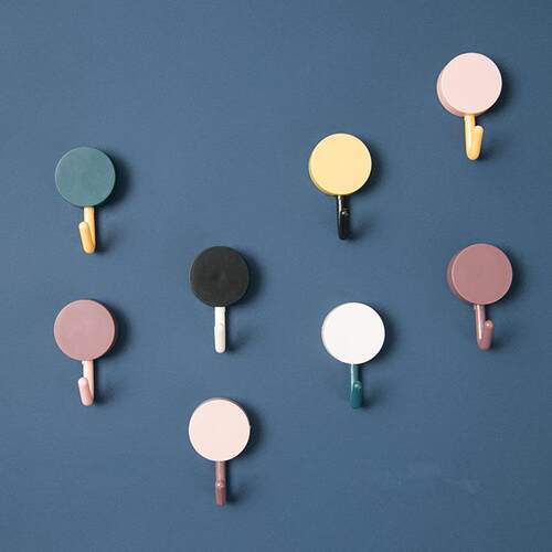 No-drill adhesive hooks, strong adhesive door back hanger, s