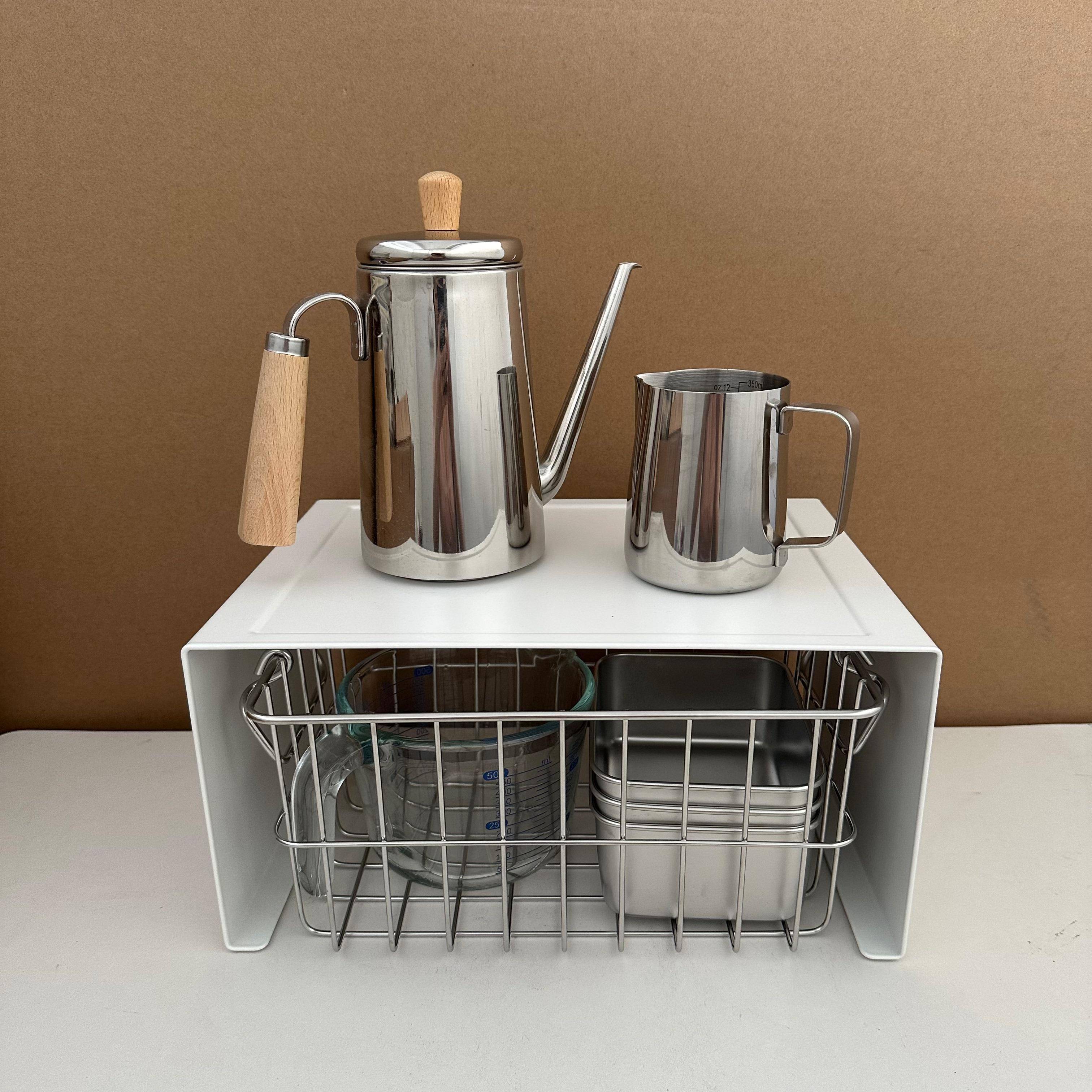 一诺厨房不锈钢桌面置物厨房台面调料水槽置物架整体橱柜分隔架收