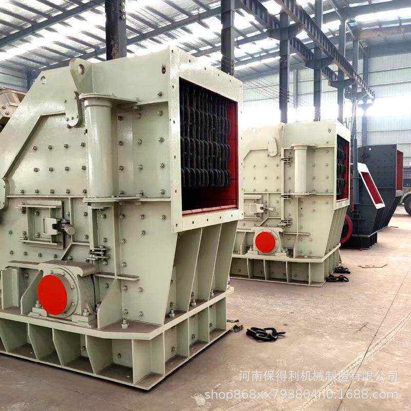 河卵石碎石机建筑垃圾破碎机大口反击式方解石破碎机