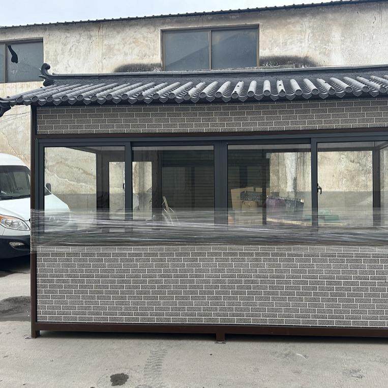 售货亭户外防腐木售货亭摆摊售票亭景区木制售卖亭岗亭小木屋 - 实物图