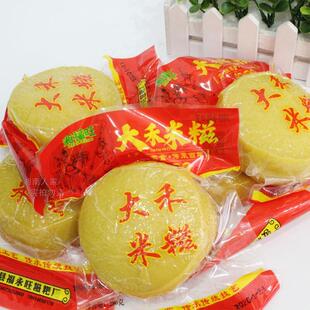 湖南郴州汝城特产热水镇大禾米糍桂东手工黄糍粑江西黄元米果年糕