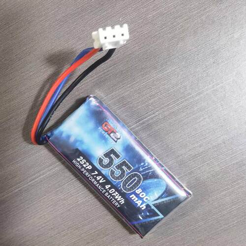 GT2 200足球无人机专用电池7.4伏2S 550毫安电池充电线多口充电器