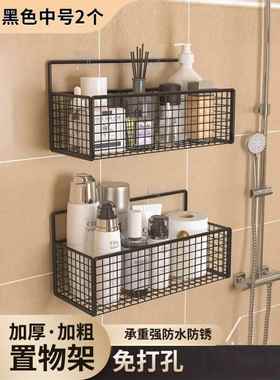 Bathroom shelf.Wallmount Multilay storage shelves punch-free