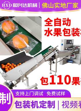 450X全自动上料水果包装机高速装袋柑橘包装机江西脐橙包装机