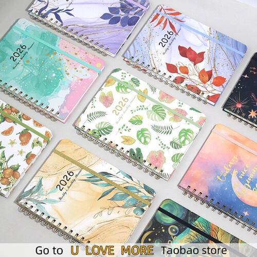 2026 A5 Agenda Book Diary Weekly Planner Notebooks Schedule