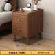 储简易柜实木色架卧室柜小型床头柜置床边收纳现代物简约小物