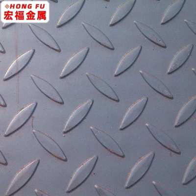 浙江宁波现货宁钢热轧花纹板可定尺开平扁豆花纹钢板镀锌花纹钢板