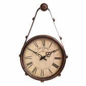 欧式 乡村石英钟时钟 复古客厅钟表家居创意复古吊挂钟美式