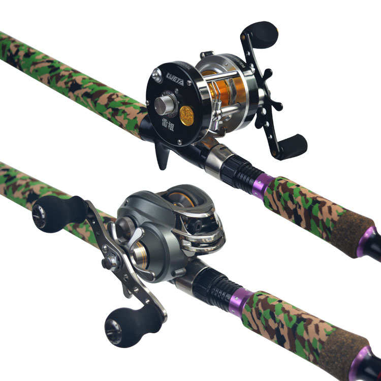 雷强竿套装黑鱼竿雷杆打黑专用 2.4碳素路亚竿枪柄 超硬XH调重雷