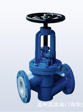 衬胶阀门手动截止阀铸钢材质J41J-16C衬胶截止阀DN25