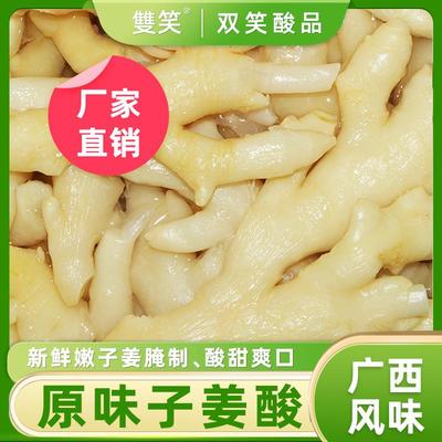 广西酸子姜酸9斤商用大包装生仔姜腌制咸嫩姜酸炒鸭烤鱼下饭菜