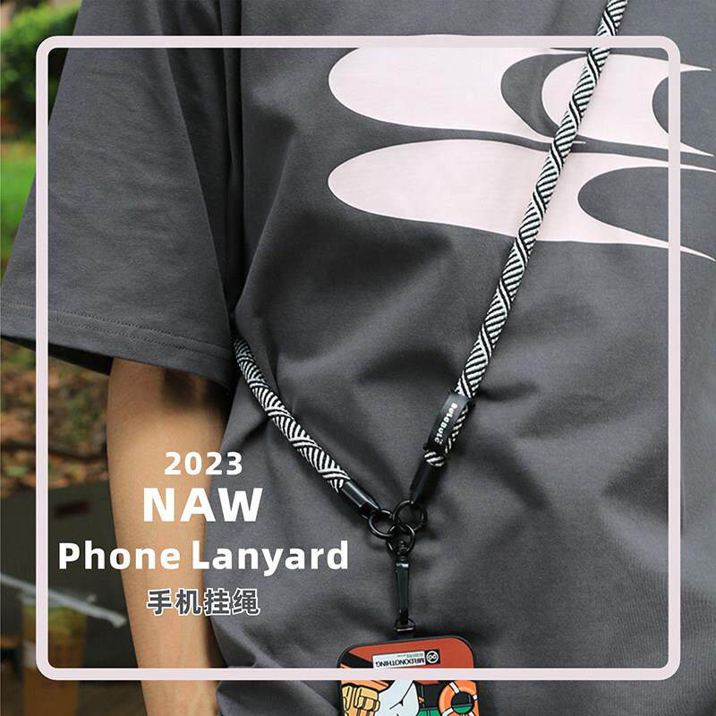 漁三三手机挂绳斜挎可背户外结实耐用山系机能防丢失挂脖相机背带