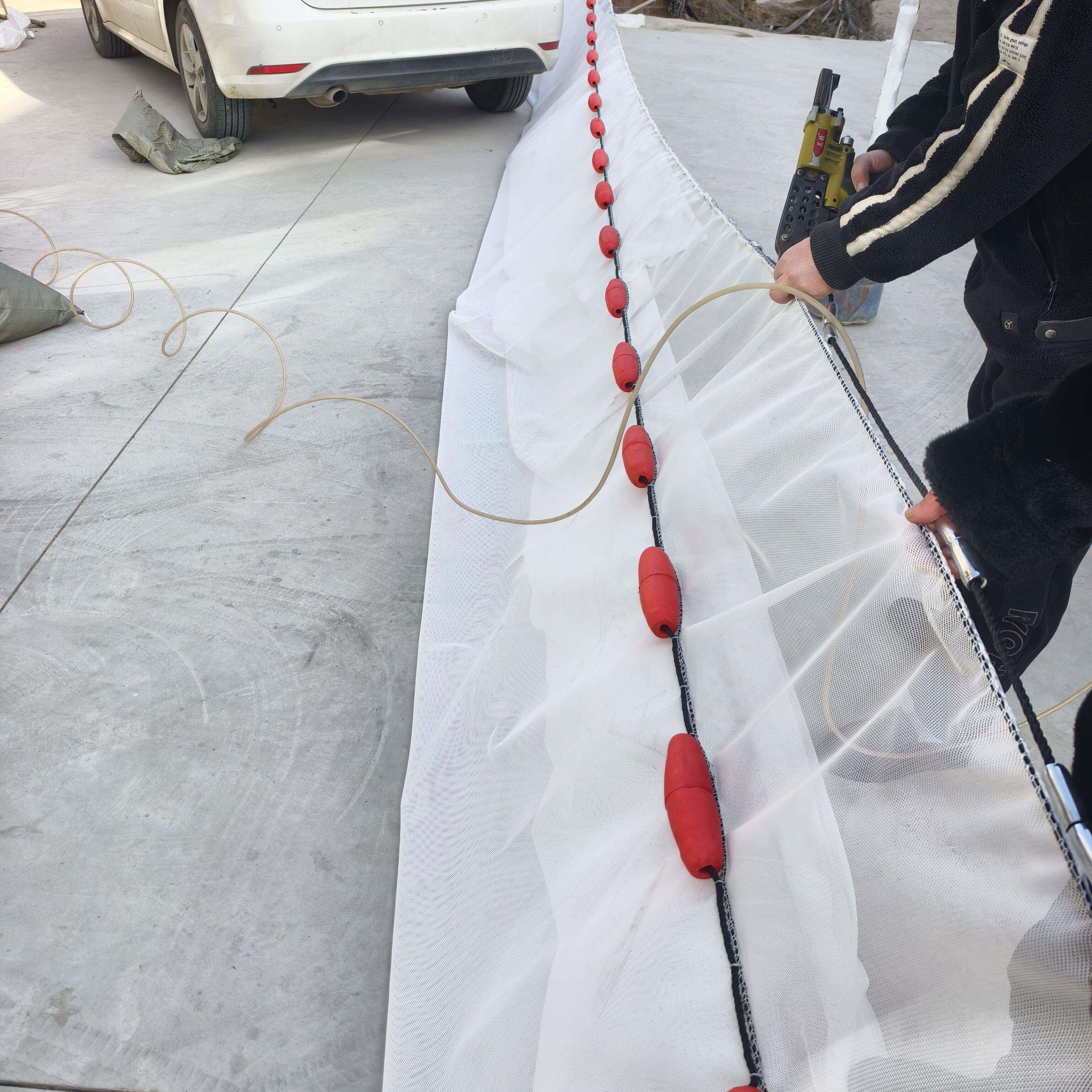 尼龙网拉网拖网鱼塘清塘网渔网隔断网围网养鱼箱网擡网小鱼苗拉网