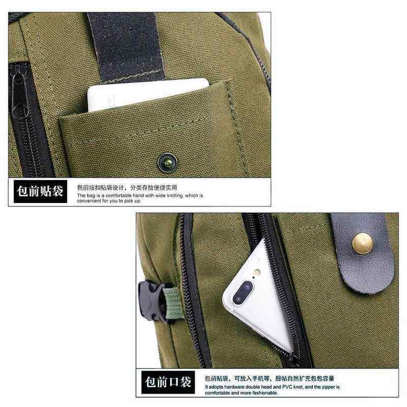 背包工地耐磨帆布男士单工具双肩包大YRG背容量耐磨包简旅书包行