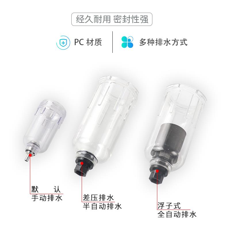 AFC过滤器调压阀油水分离AL AFR   BFR BFC2000/3000/4000水杯 BL