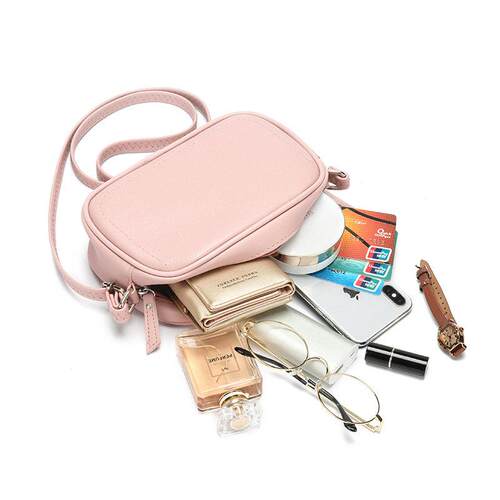 网红包包女 ins超火斜跨时尚马鞍包女士Messenger Bags women bag