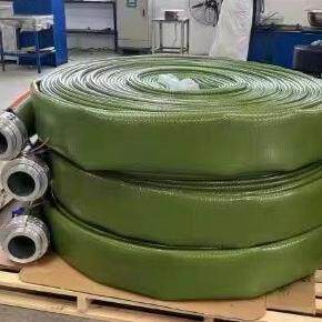 DN100 4寸高压耐磨水带抽沙软管防爆聚氨酯消防橡胶管TPU船用气囊